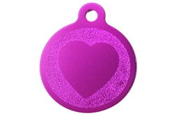 Penning rond-hart ID-penning - Hondenpenning - Kattenpenning