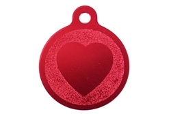 Penning rond-hart ID-penning - Hondenpenning - Kattenpenning